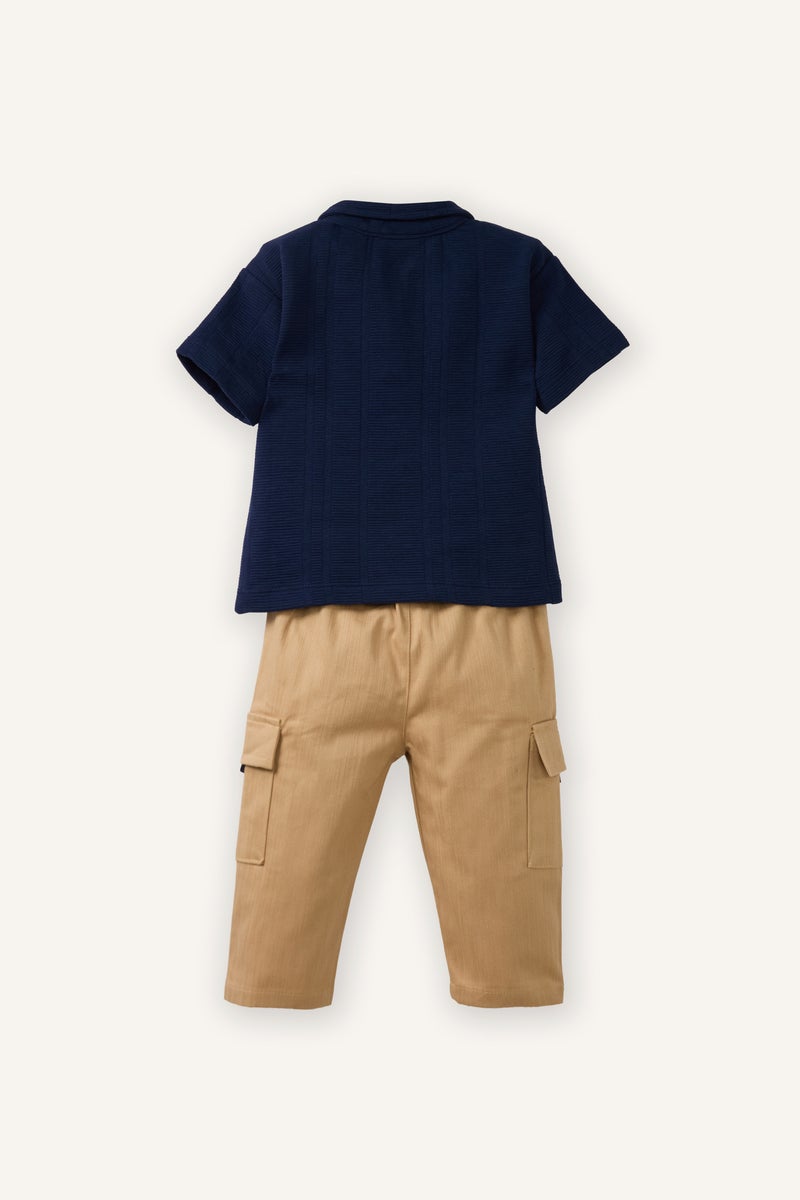 ديفاكتو طقم اولادي جبردين قصة عادية - قطعتين - Image 5